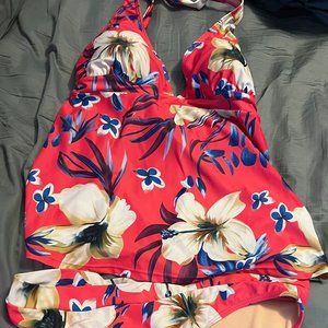 Two Piece Halter Style Bathing Suit - Brand New size 14